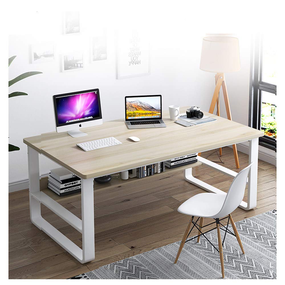 Ergonomic Wooden Corner Computer Desk for Home Office - Compact Space-Saving Workstation for PC, Laptop, Gaming & Study - Simple Modern Design for Small Spaces & Apartments - Perfect for Remote Work, Online Classes & Gaming Setup
