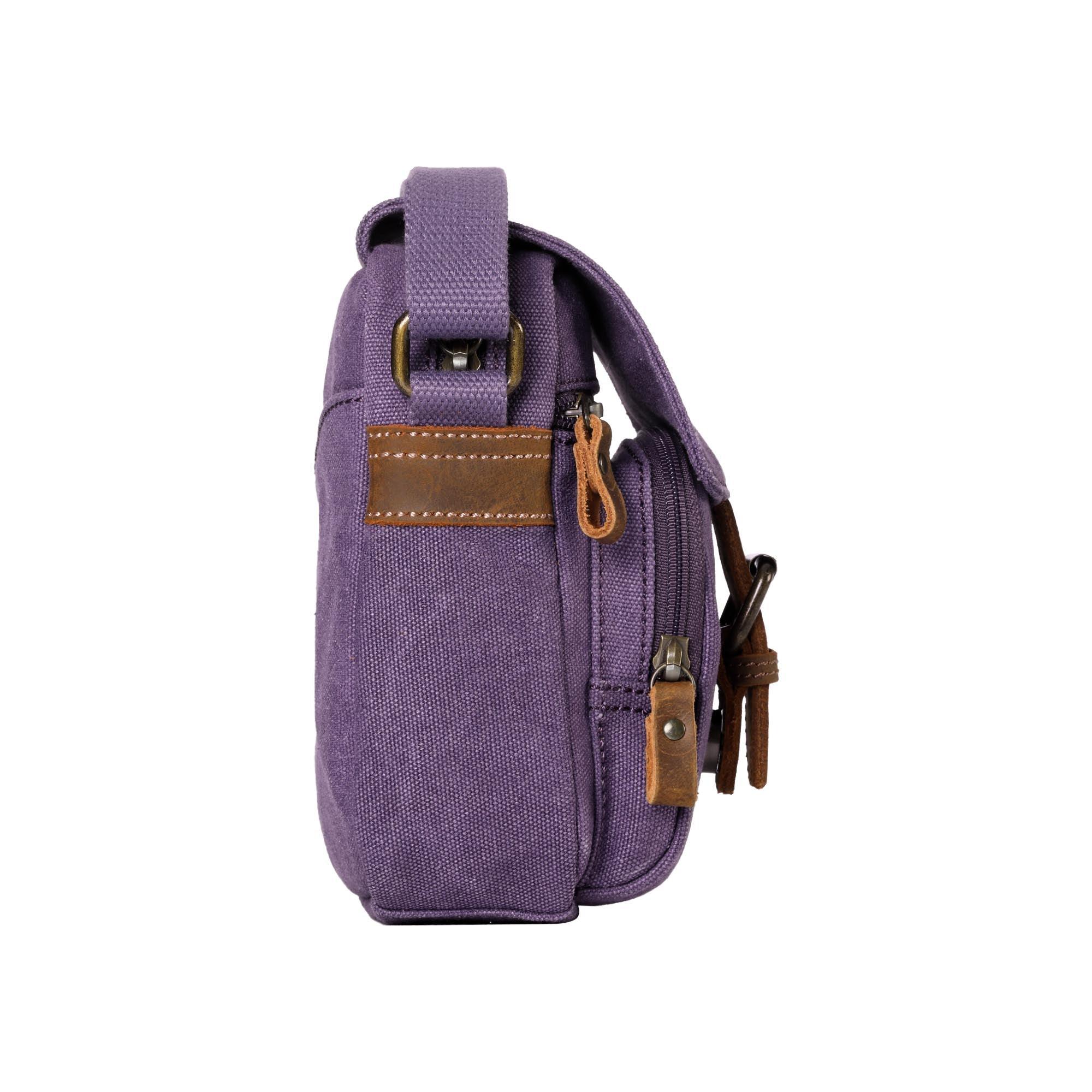 TRP0213 Troop London Classic Canvas Crossbody Bag for Men & Women - Stylish & Durable Everyday Shoulder Bag for Work, Travel & Casual Outings