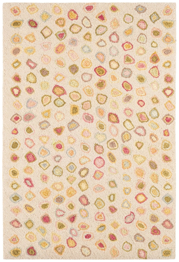 Dash & Albert Cat's Paw Hand Hooked Wool Rug - Soft Non-Slip Area Rug for Living Room, Bedroom, Nursery & Home Decor