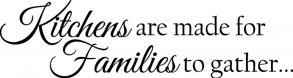 Small Dark Red Vinyl Wall Decal for Kitchen - Perfect for Family Homes & DIY Room Decor
