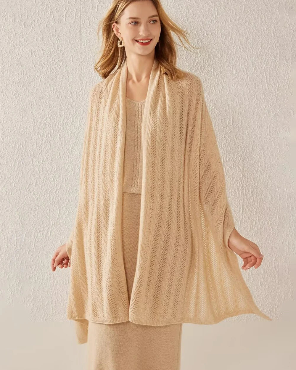 Luxury Classic Cashmere Wrap Scarf for Women - Soft & Warm Winter Shawl - Perfect for Office, Travel & Evening Outfits