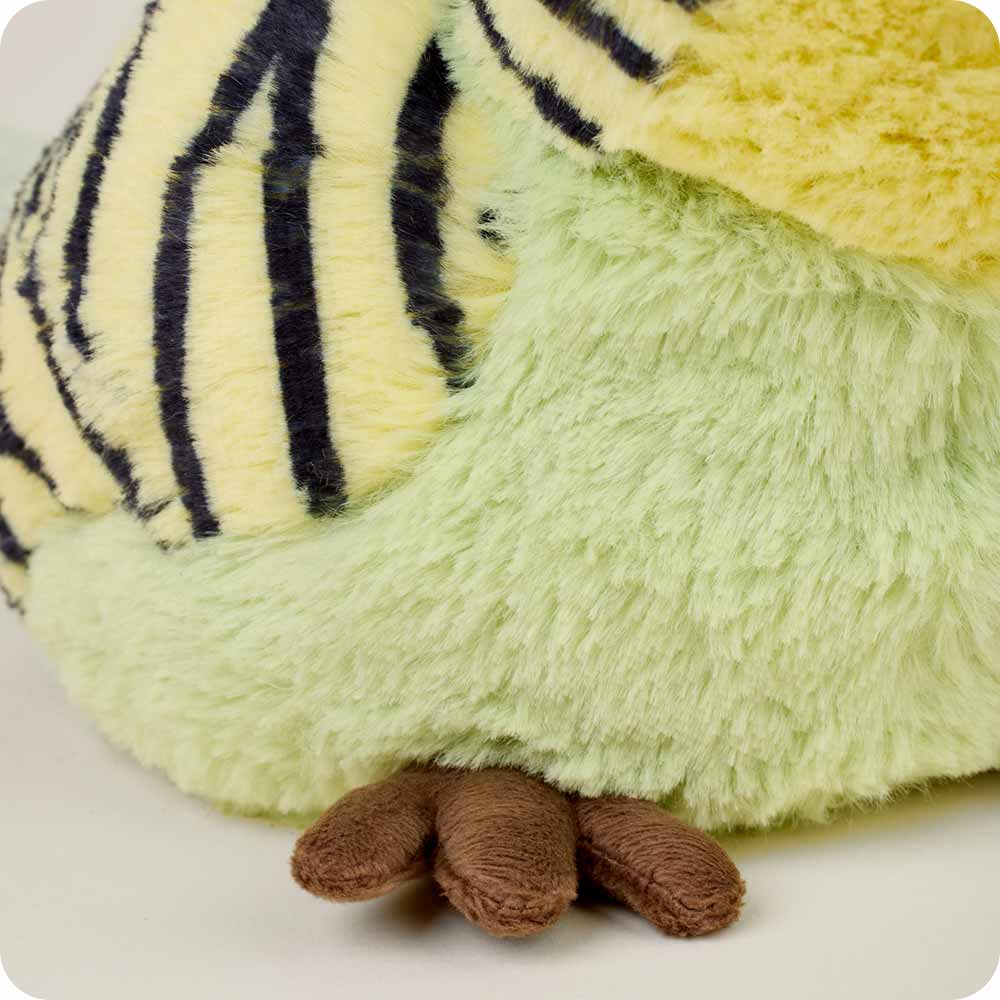 Green Parakeet Warmies - Cozy Microwaveable Plush Toy for Kids & Adults | Perfect for Relaxation, Stress Relief & Cold Weather Comfort