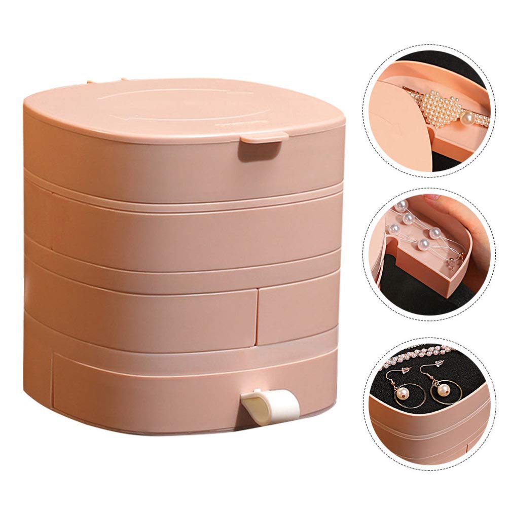Cabilock Jewelry Organizer Box - Earring & Ring Storage Case for Travel