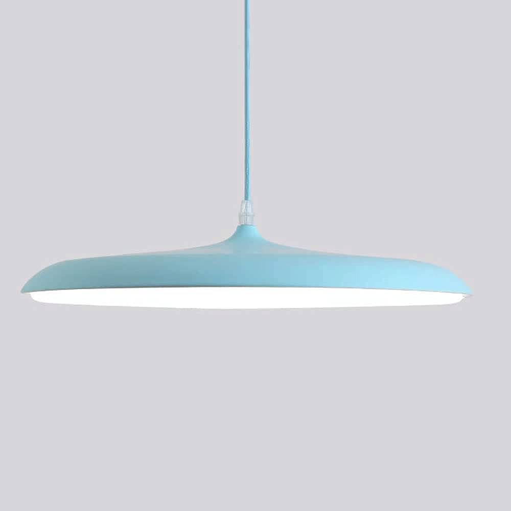 Wangch LED Pendant Lights - Modern Minimalist Flying Saucer Chandelier with 3-Color Adjustable Lighting, Round Hanging Lamp for Ceiling - Perfect for Restaurants, Bars, Clubs & Home Decor