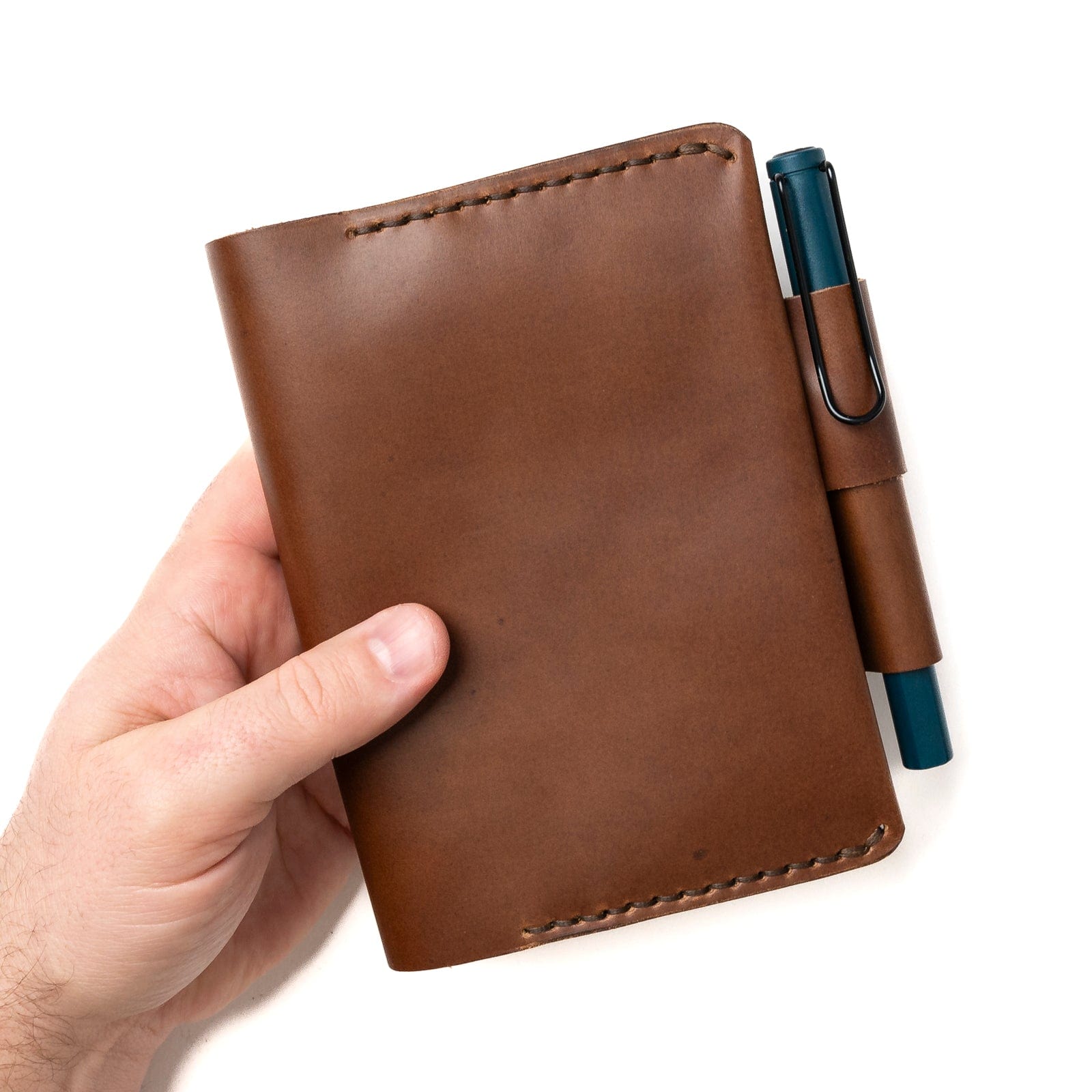 Premium Leather Leuchtturm1917 Pocket Notebook Cover - Slim Protective Case for A5 Notebooks - Perfect for Journaling, Sketching & Daily Planning