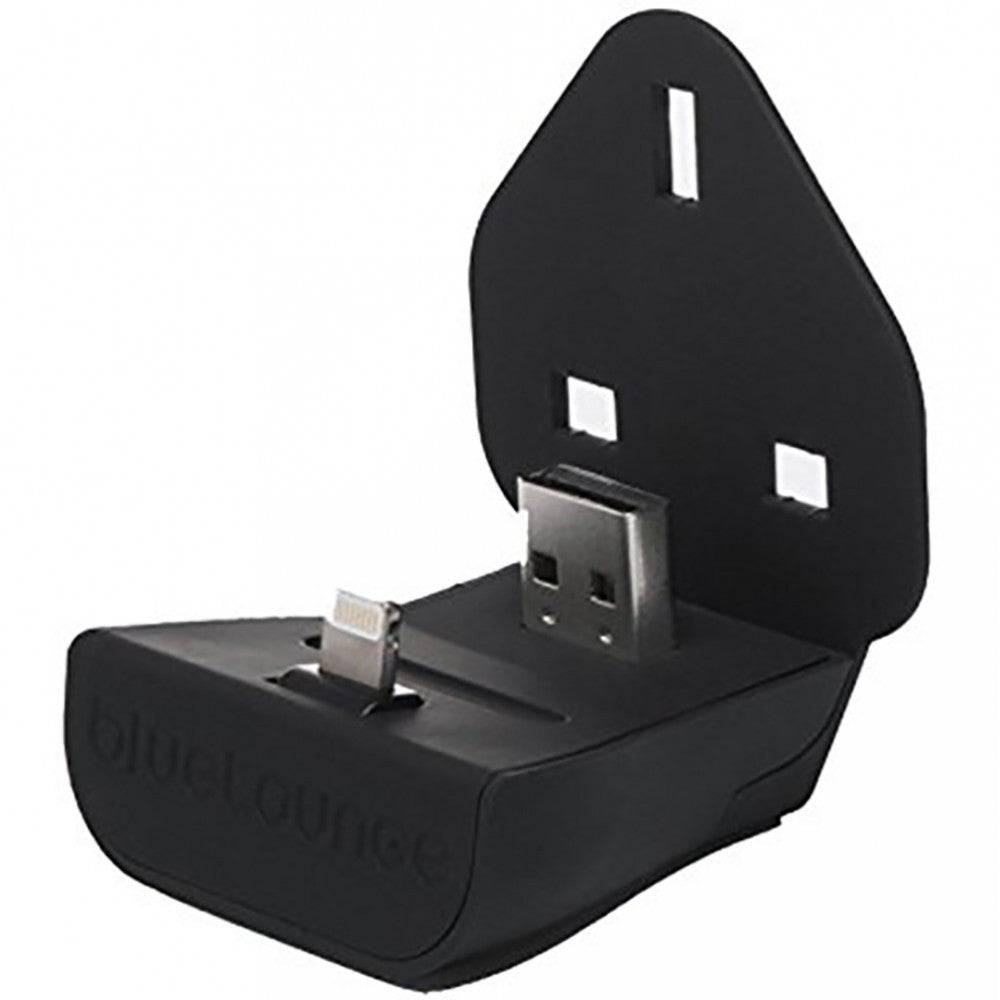 Bluelounge Minidock Lightning Charging Station with UK Plug - Compact & Fast Charging for iPhone, iPad, and Apple Devices at Home, Office, or Travel