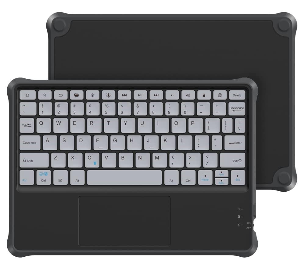 Amazon Kids Bluetooth Keyboard - Compatible with 10” Fire Kids Pro & Fire Kids Tablets | Wireless Keyboard for Children | Perfect for Homeschooling & Online Learning (Black)