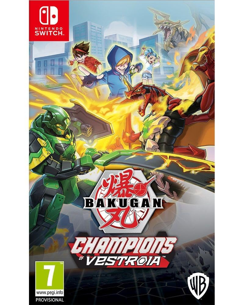 Bakugan Champions Of Vestroia for Nintendo Switch - Action-Packed Battle Game for Kids & Teens | Perfect for Family Game Night & Anime Fans