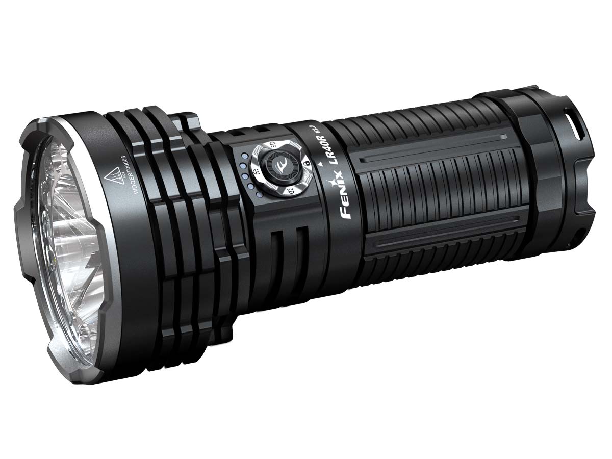 Fenix LR40R V2.0 Rechargeable LED Flashlight - 15000 Lumens Ultra Bright, Waterproof Tactical Light for Camping, Hiking, Emergency & Outdoor Adventures