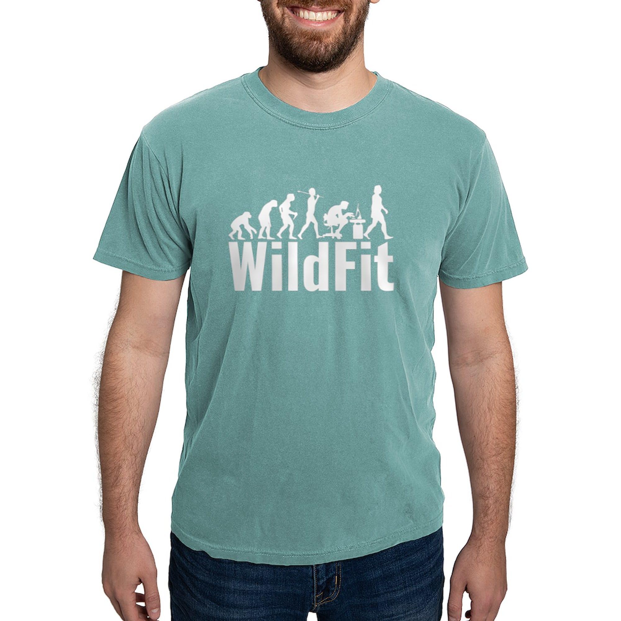 Wildfit Logo White T-Shirt for Men | Comfort Colors® Soft Cotton Tee | Gym, Workout & Casual Wear
