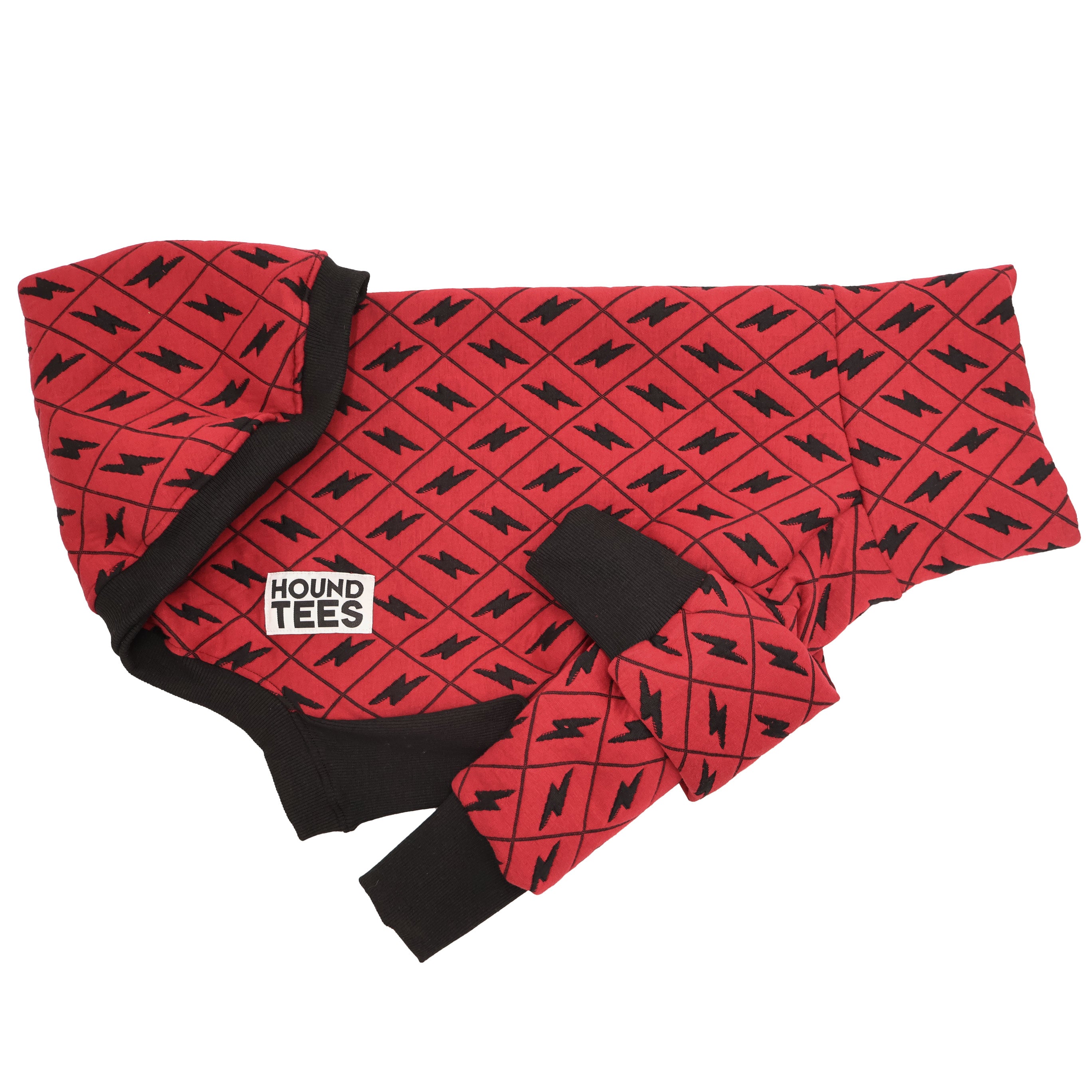 Bolt Greyhound Quilted Sweater for Men & Women - Cozy Winter Pullover with Stylish Stitching - Perfect for Outdoor Adventures & Casual Wear