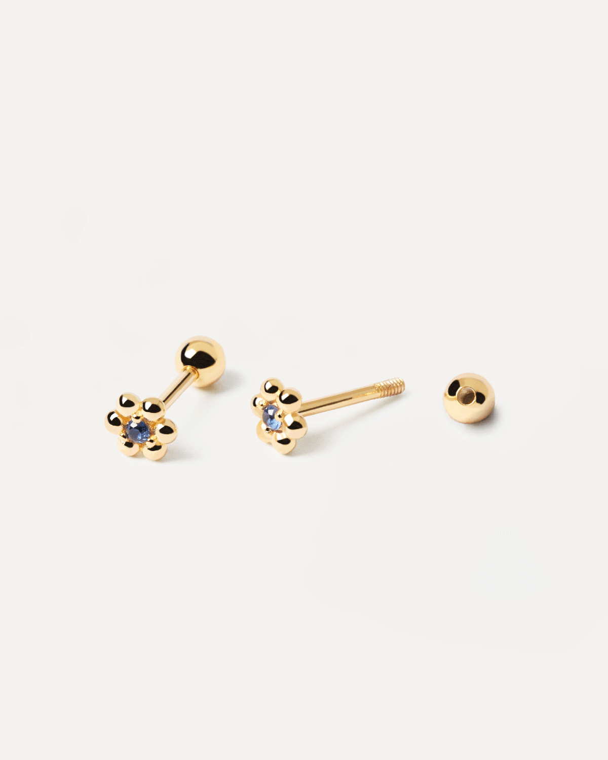 GRID Marguerite Gold Earrings - Elegant Floral Dangle Earrings for Women, 14K Gold Plated, Perfect for Weddings, Parties & Everyday Wear