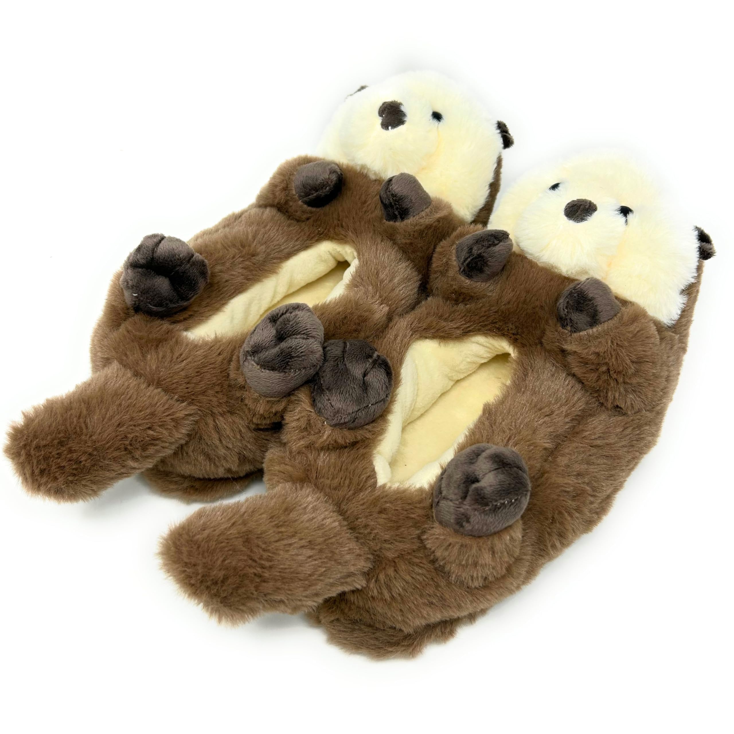 Funny Animal Hug Slippers for Women - Cute Plush Cozy Warm House Slippers with Non-Slip Grippers | Perfect for Indoor Comfort, Lounge Wear & Gift Giving