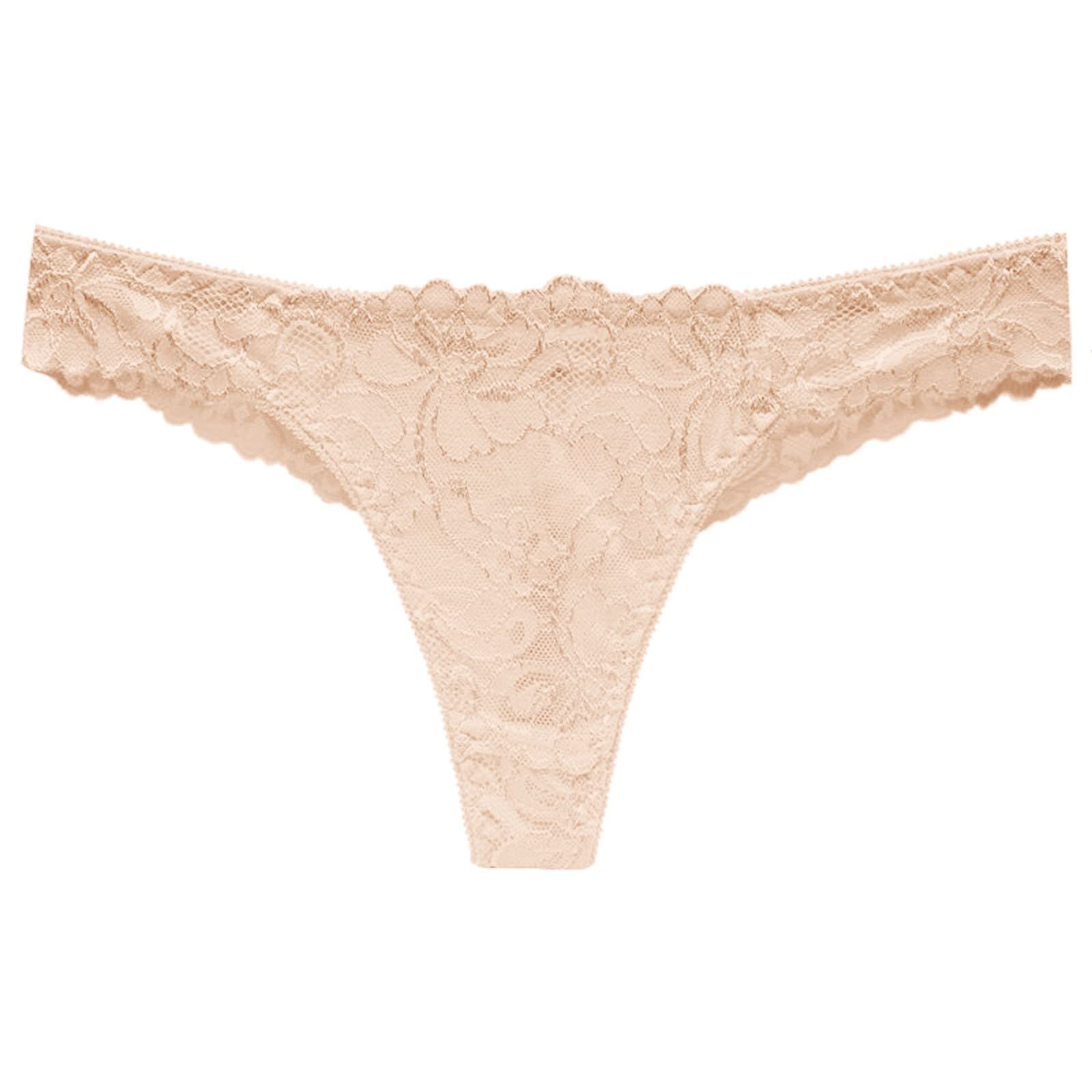 Sexy Women's Low Rise Thong Underwear with Pearl Pendant - Comfortable G-String Panties for Date Night, Lingerie Gift & Special Occasions