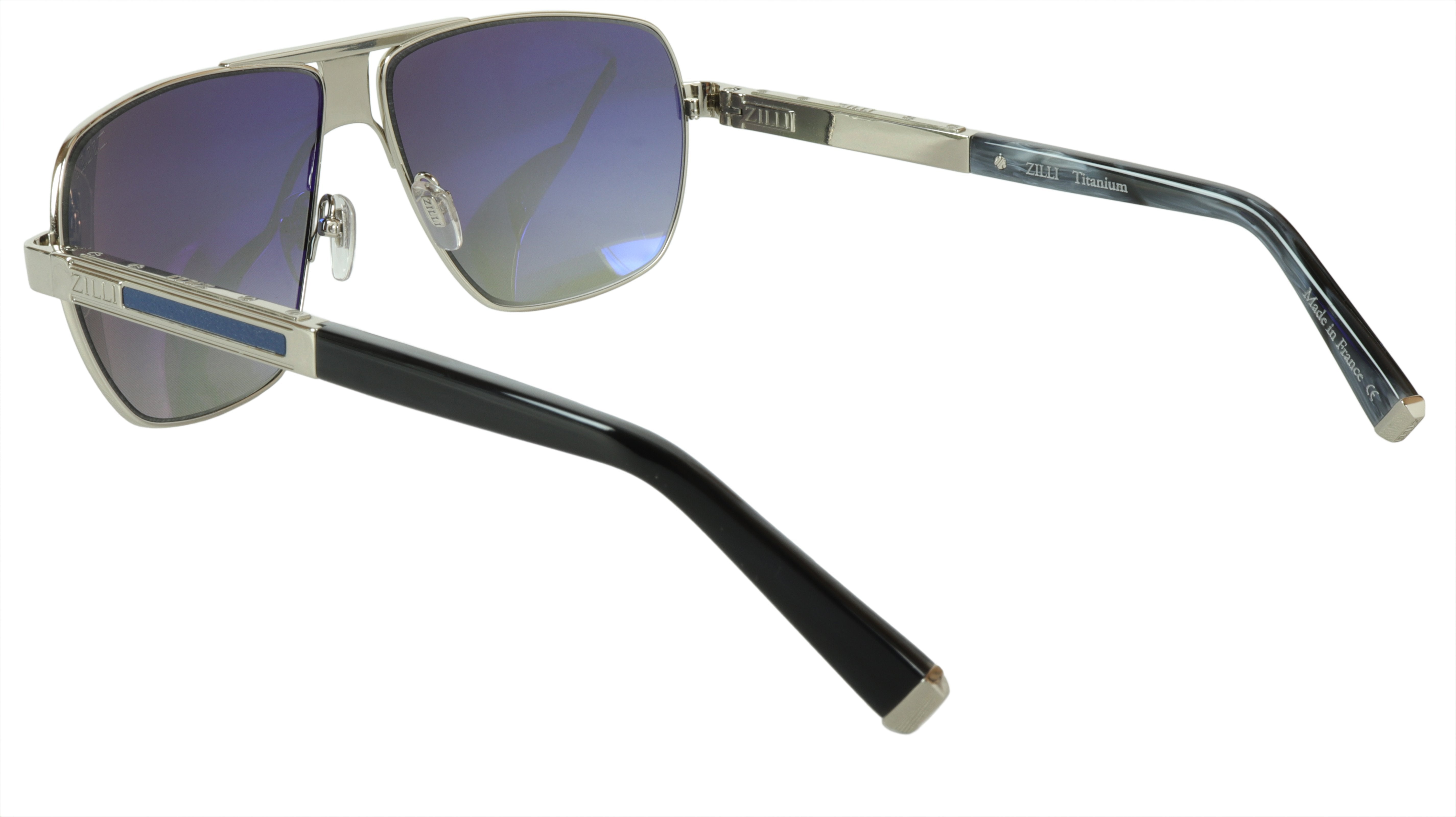 ZILLI Titanium Acetate Polarized Sunglasses - Handmade in France - Model ZI 65035 C03 - Luxury UV Protection for Driving, Beach & Outdoor Activities