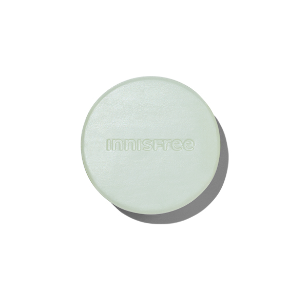 Innisfree Green Tea Fresh Shampoo Bar - Natural & Vegan Hair Cleanser for Oily Scalp - Travel-Friendly Solid Shampoo for Camping & Zero Waste Lifestyle