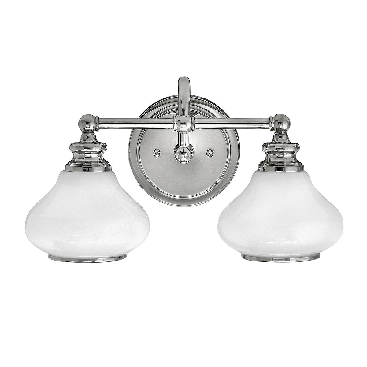 Ainsley 2/3 Light Wall Sconce - Polished Chrome & Brushed Brass Finish - IP44 Rated Bathroom Lighting - Perfect for Hallway, Bedroom, and Living Room Wall Decor