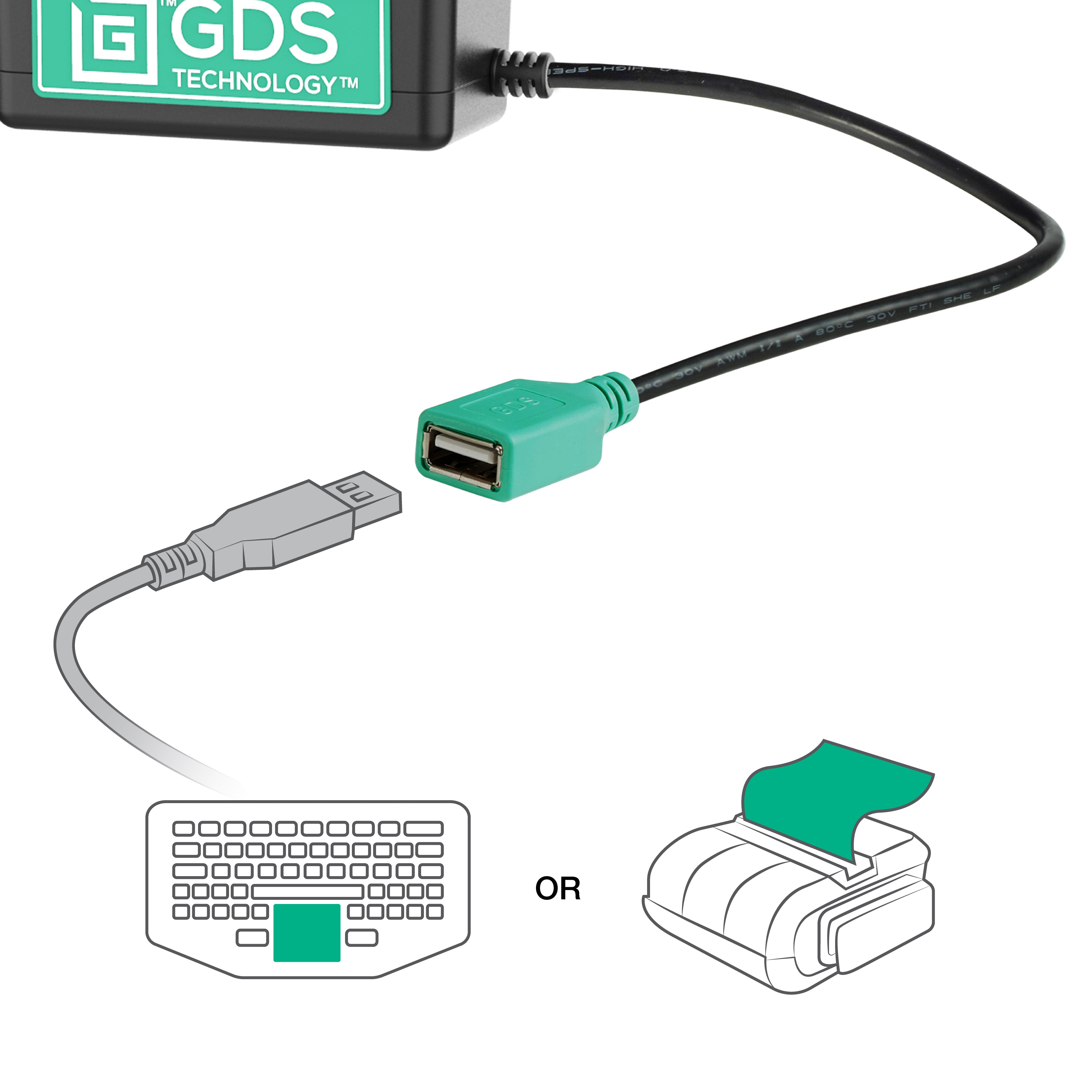 GDS® Tough Dock™ + Single USB A Charging Station for Samsung Tab Active4 Pro & Tab Active Pro (RAM GDS DOCK SAM54NCDU) - Perfect for Industrial, Warehouse & Outdoor Work Environments