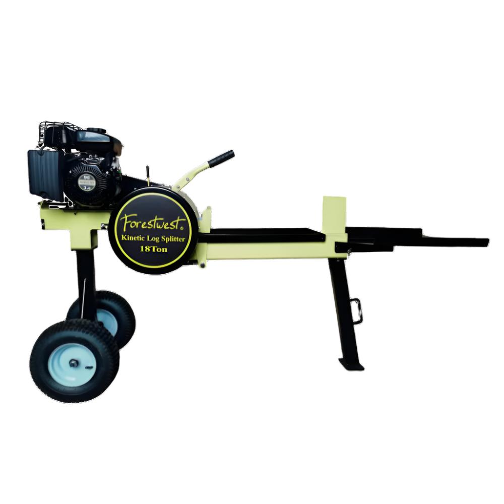 Forestwest 18 Ton Kinetic Log Splitter - 3HP Gas Powered Firewood Splitter with Powerful Engine (Model BM11097P) - Perfect for Home Firewood Processing, Landscaping, and Farm Use