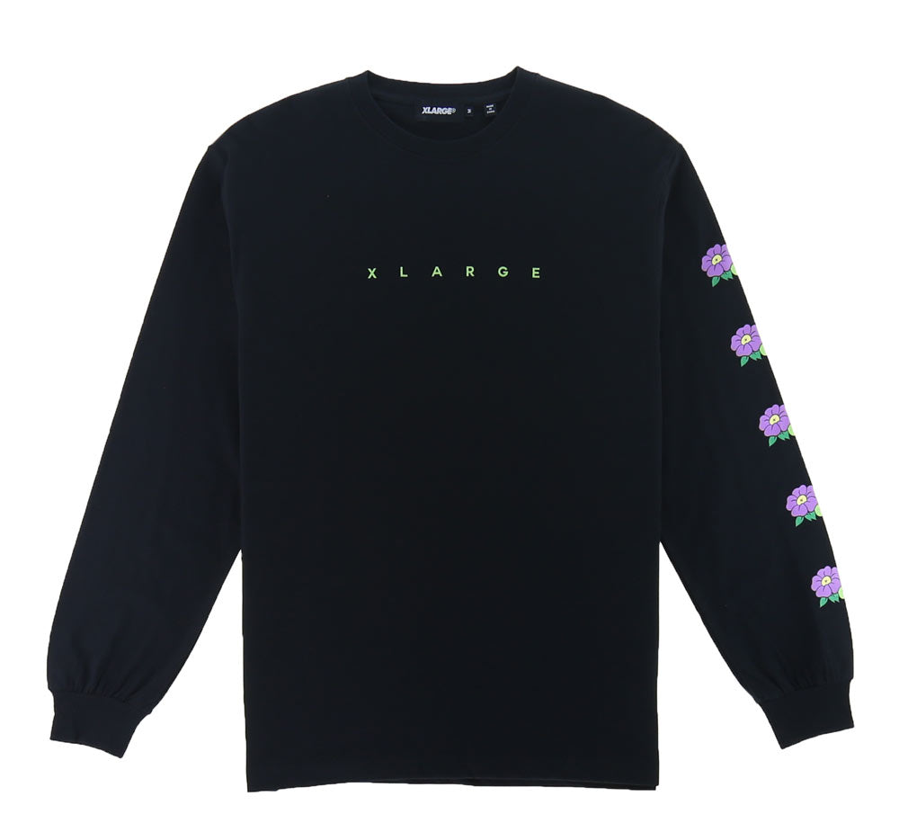FLOWER LOGO LONG SLEEVE T-Shirt for Women - Soft Cotton Casual Top for Everyday Wear, Street Style Fashion