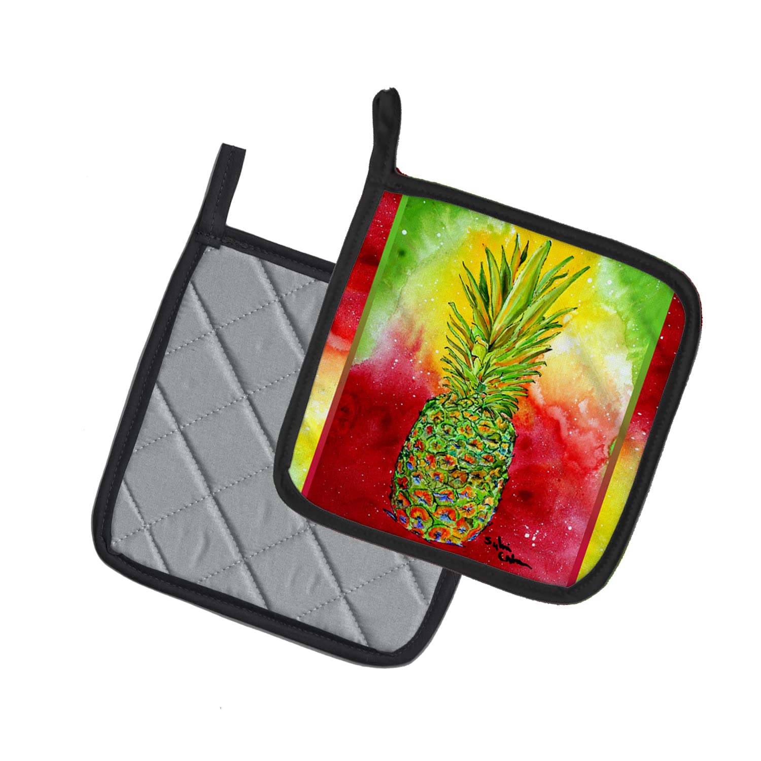 Heat Resistant Pineapple Pot Holders Set of 2 - 7.5