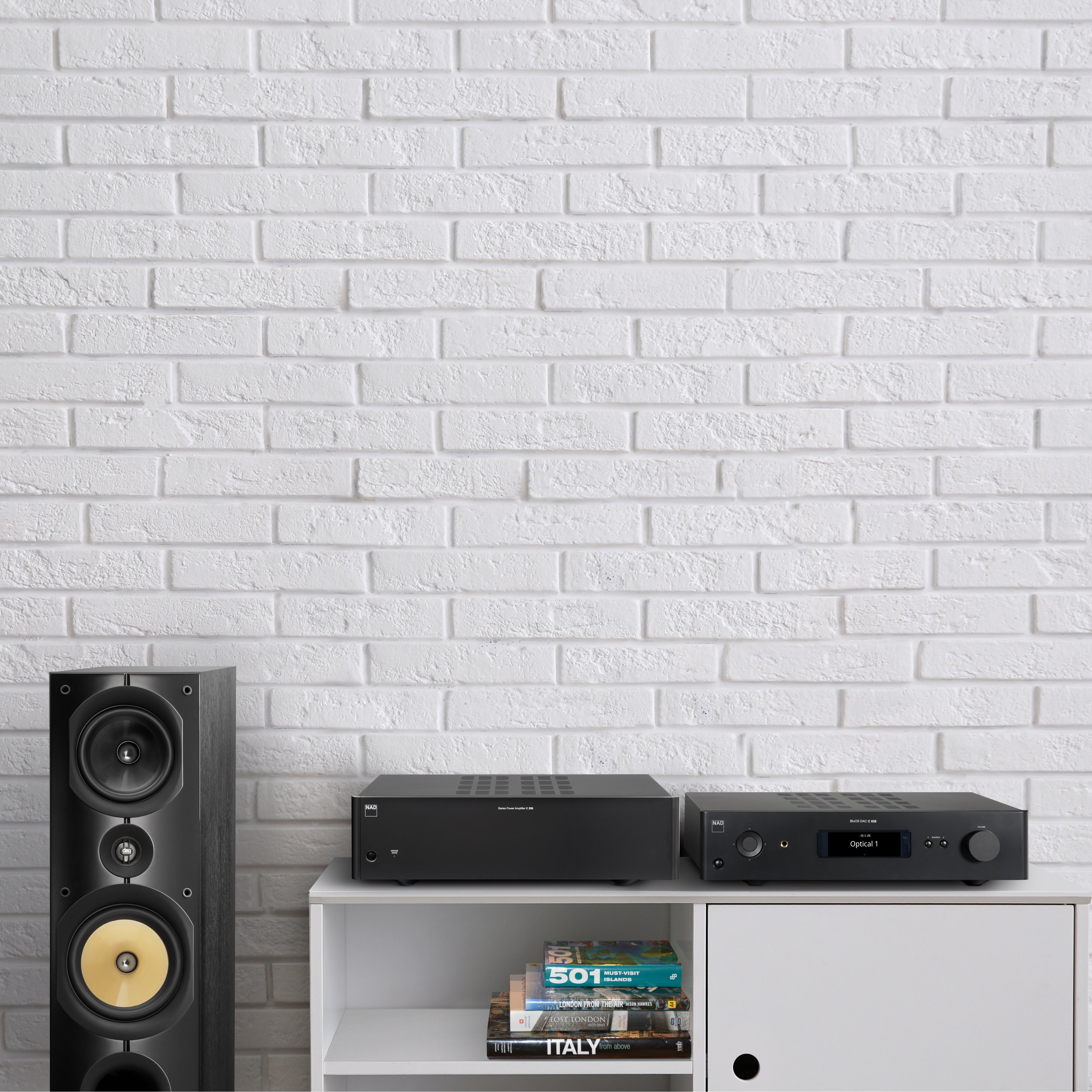 C298 High Power Stereo Amplifier - 200W x 2 Channel Home Audio System for HiFi Speakers, DJ Equipment & Home Theater Setup