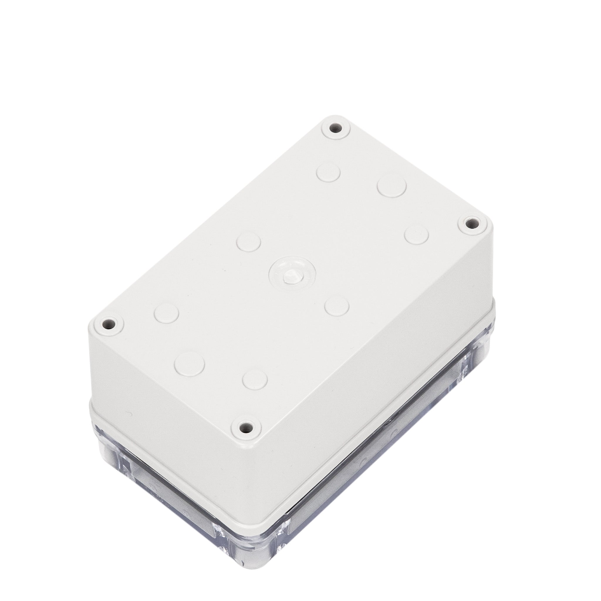 Boxco S Series 3.15 x 5.12 x 2.76 Inches (80x130x70mm) Waterproof Plastic Enclosure - IP67 Rated, IK08 Impact Resistant, ABS Material with Transparent Screw-On Cover - Ideal for Electrical Projects, Outdoor Equipment & DIY Storage Solutions