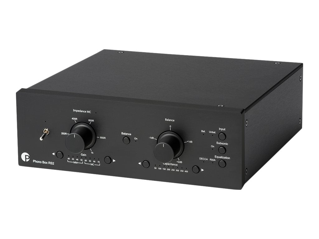 Pro-Ject Phono Box RS2 High-End Phono Preamplifier - MM/MC Cartridge Compatible, Ultra-Low Noise - Perfect for Vinyl Records & Turntable Setup