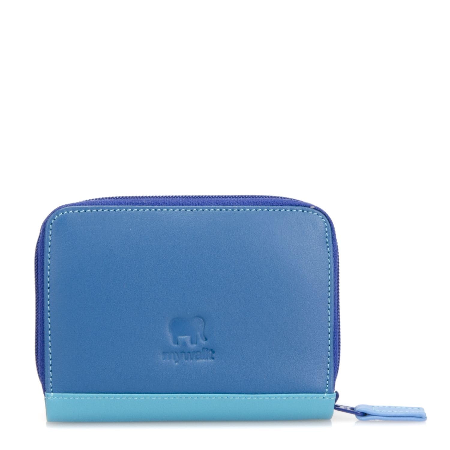 Premium Leather Zipped Credit Card Holder with Fan Design - Holds 9 Cards & Includes Note Sections | Perfect for Travel, Business & Everyday Use