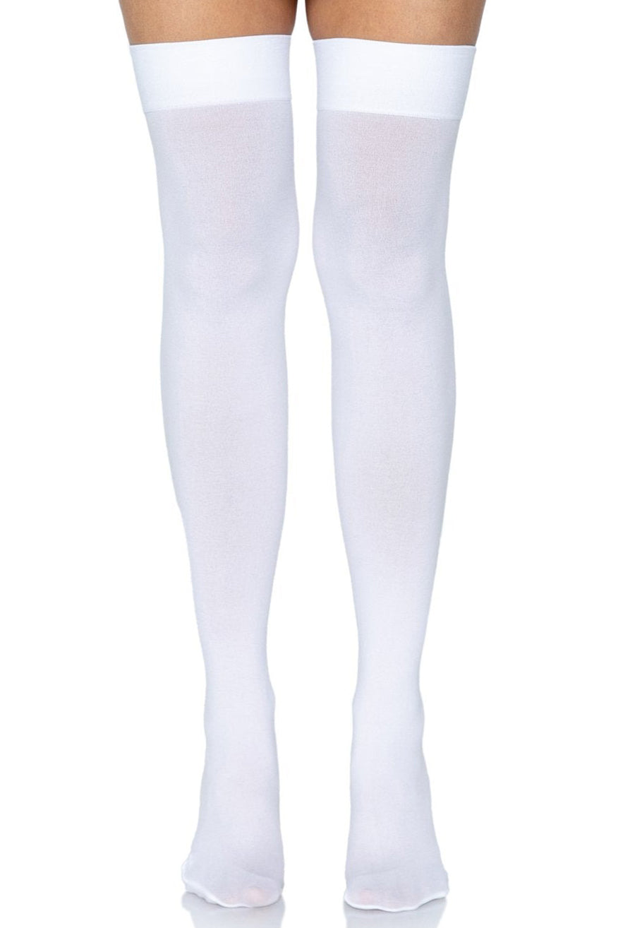 Opaque Thigh High Socks for Women - Soft & Stretchy Knee High Stockings - Perfect for Winter, Office Wear, and Fashion Outfits