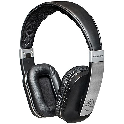 Floyd Rose FR36BK Wireless Bluetooth Headphones - Silver & Black Noise Cancelling Over-Ear Headset for Music, Gaming & Travel