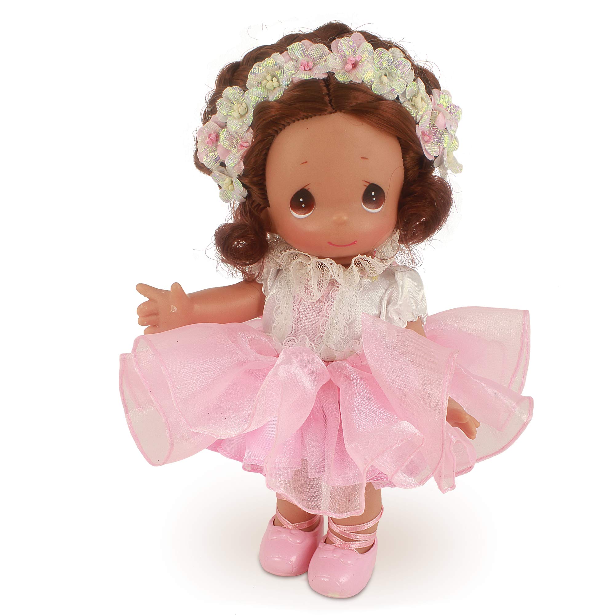 Precious Moments 9 Inch Prima Ballerina Brunette Collectible Doll - Perfect Gift for Ballet Lovers, Birthday & Christmas Presents