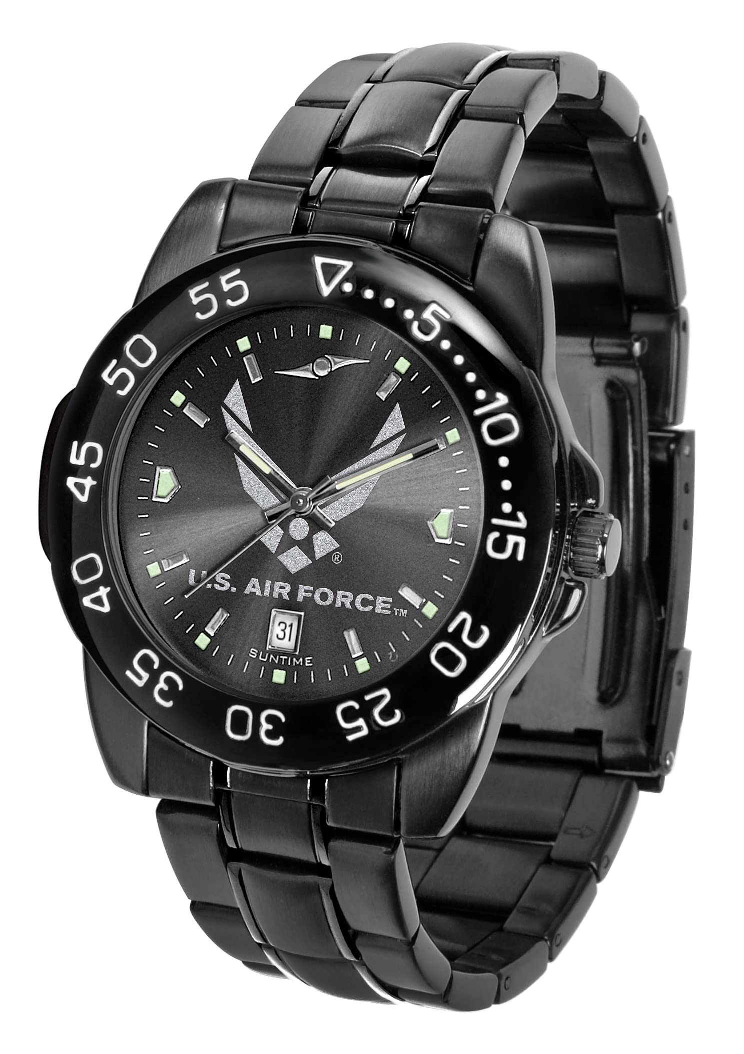SunTime US Air Force Men's FantomSport Watch - Military Tactical Digital Watch with Alarm & Stopwatch - Perfect for Outdoor Adventures, Hiking, and Military Enthusiasts