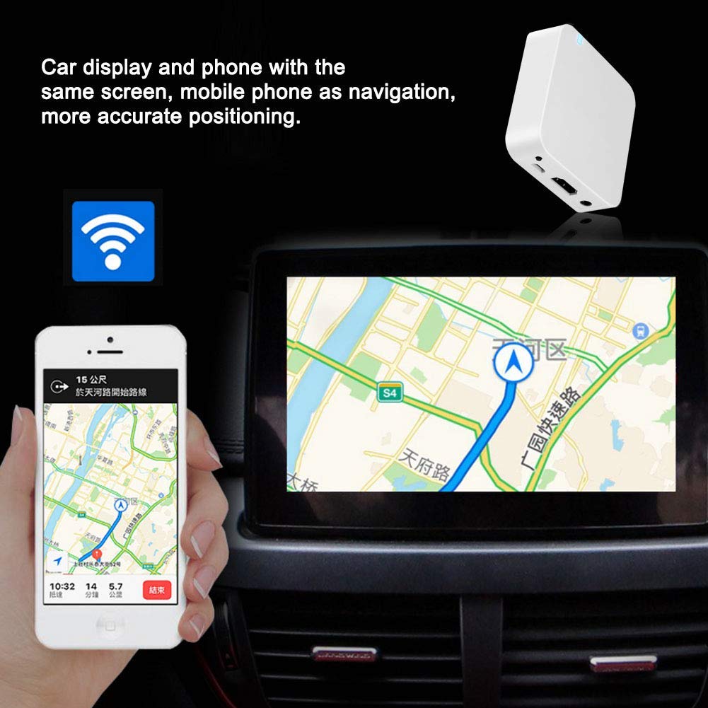 Smart Display Box for Car - AV & HDMI Screen Mirroring, Airplay Compatible - Perfect for In-Car Entertainment & Navigation