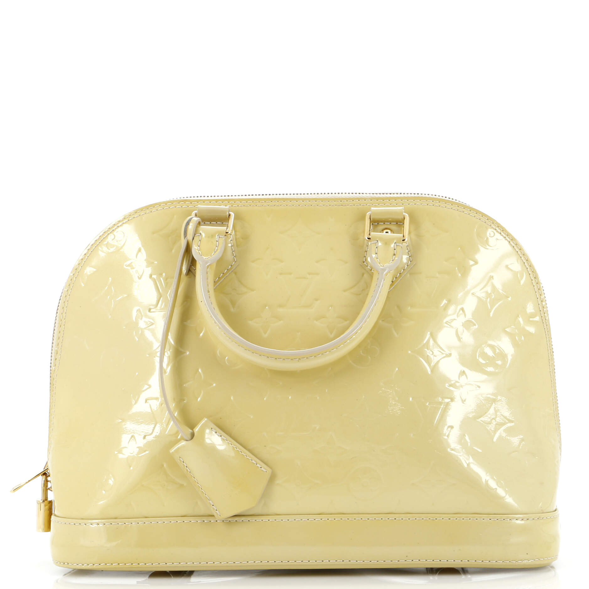 Luxury Alma Monogram Vernis PM Handbag for Women - Designer Leather Shoulder Bag & Crossbody Purse - Perfect for Work, Travel, and Evening Events