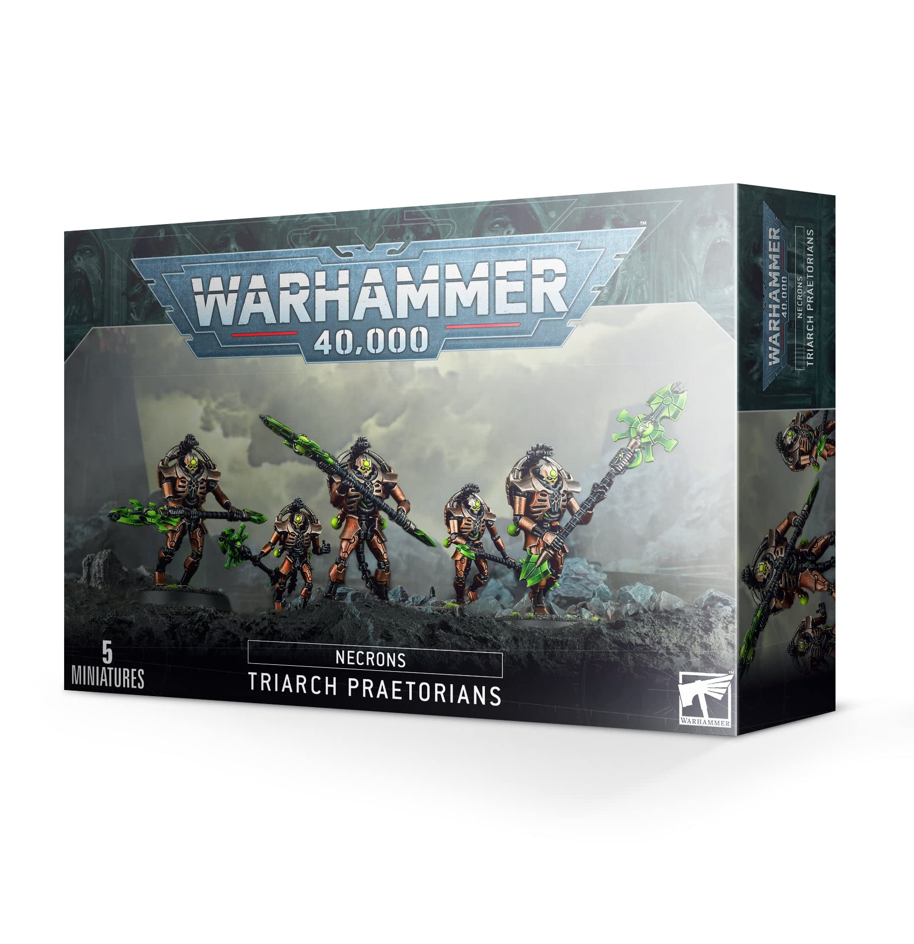 Warhammer 40K Necrons Triarch Praetorians - Tabletop Wargaming Miniatures