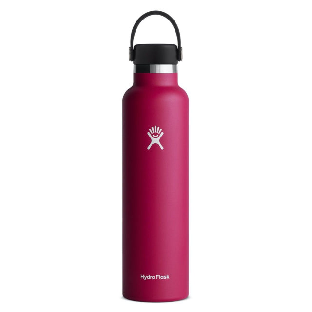 24 oz Standard Mouth Water Bottle - BPA Free, Leak Proof, Durable Stainless Steel for Gym, Hiking & Everyday Use