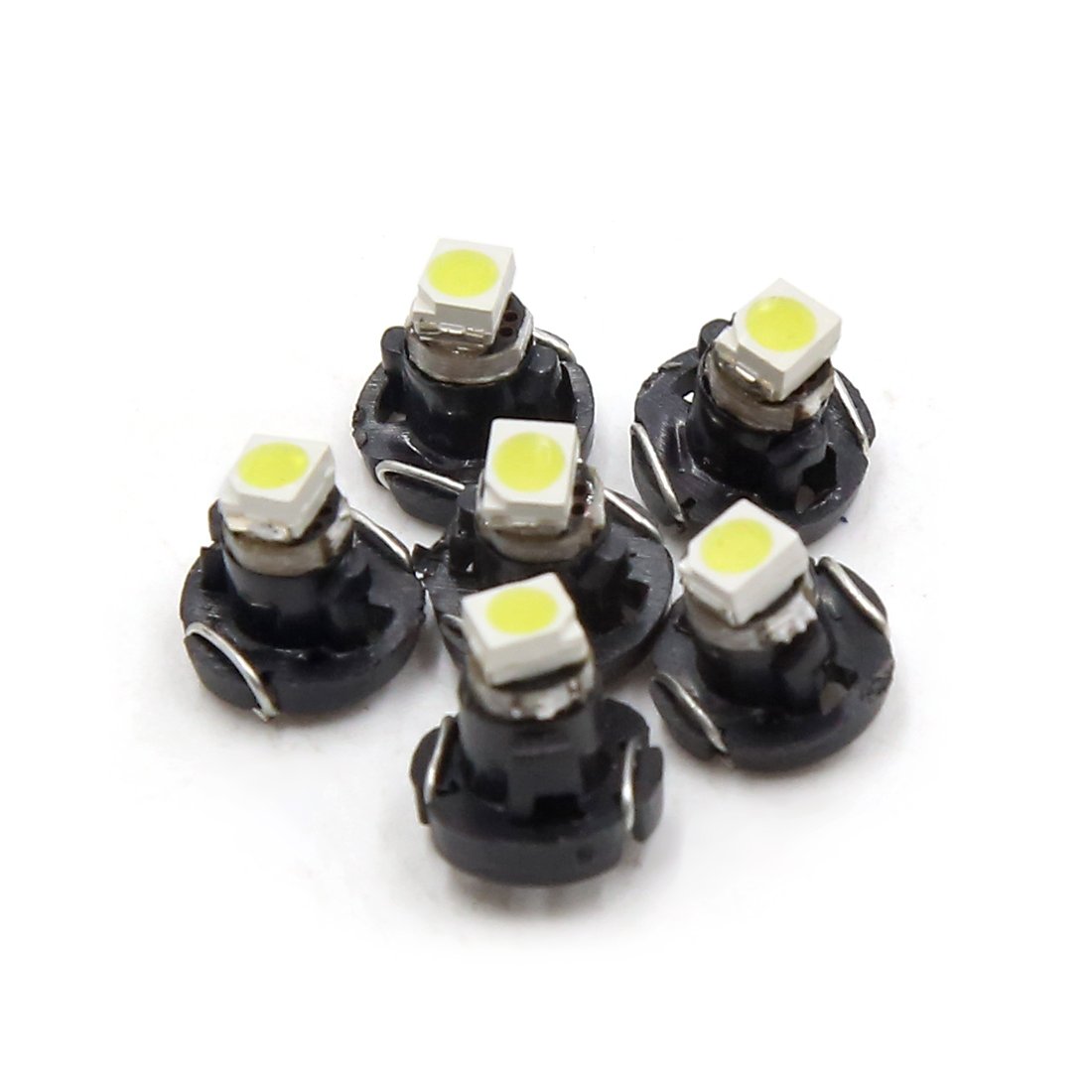 uxcell 6 Pcs T3 White 3020 LED Car Dashboard Panel Light Bulbs - Interior Dome Map Lights Replacement for Cars, Trucks, SUVs (Perfect for Night Driving & Cabin Illumination)