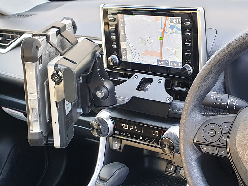 Industrial Evolution InDash Mount for Toyota Rav4 (2019-2023) - Secure Phone Holder for GPS Navigation & Hands-Free Driving - Perfect for Road Trips & Commuting