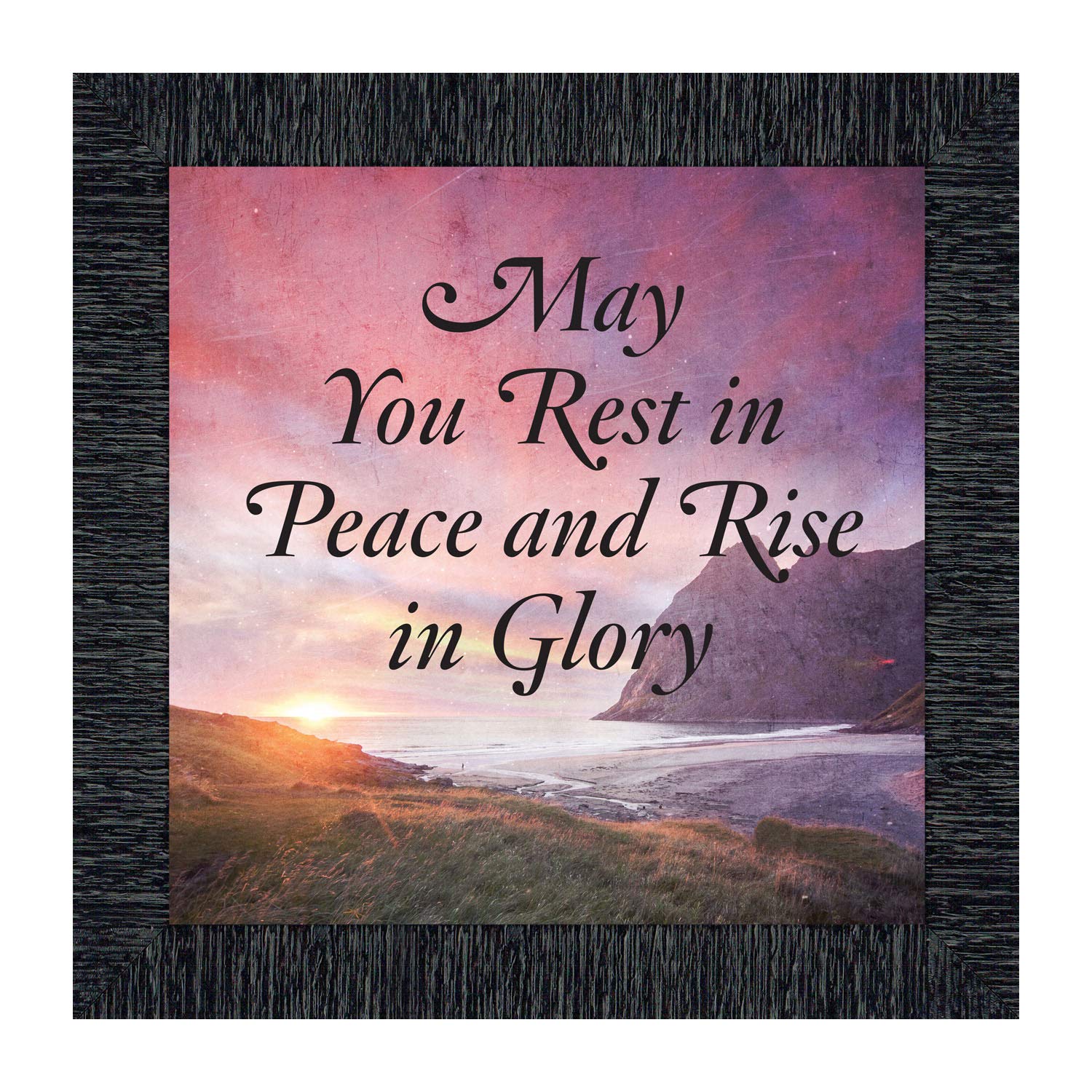 Crossroads Home Décor Peaceful Remembrance Picture Frame 8710CH - Perfect for Memorial Gifts, Wall Decor & Cherished Memories Display