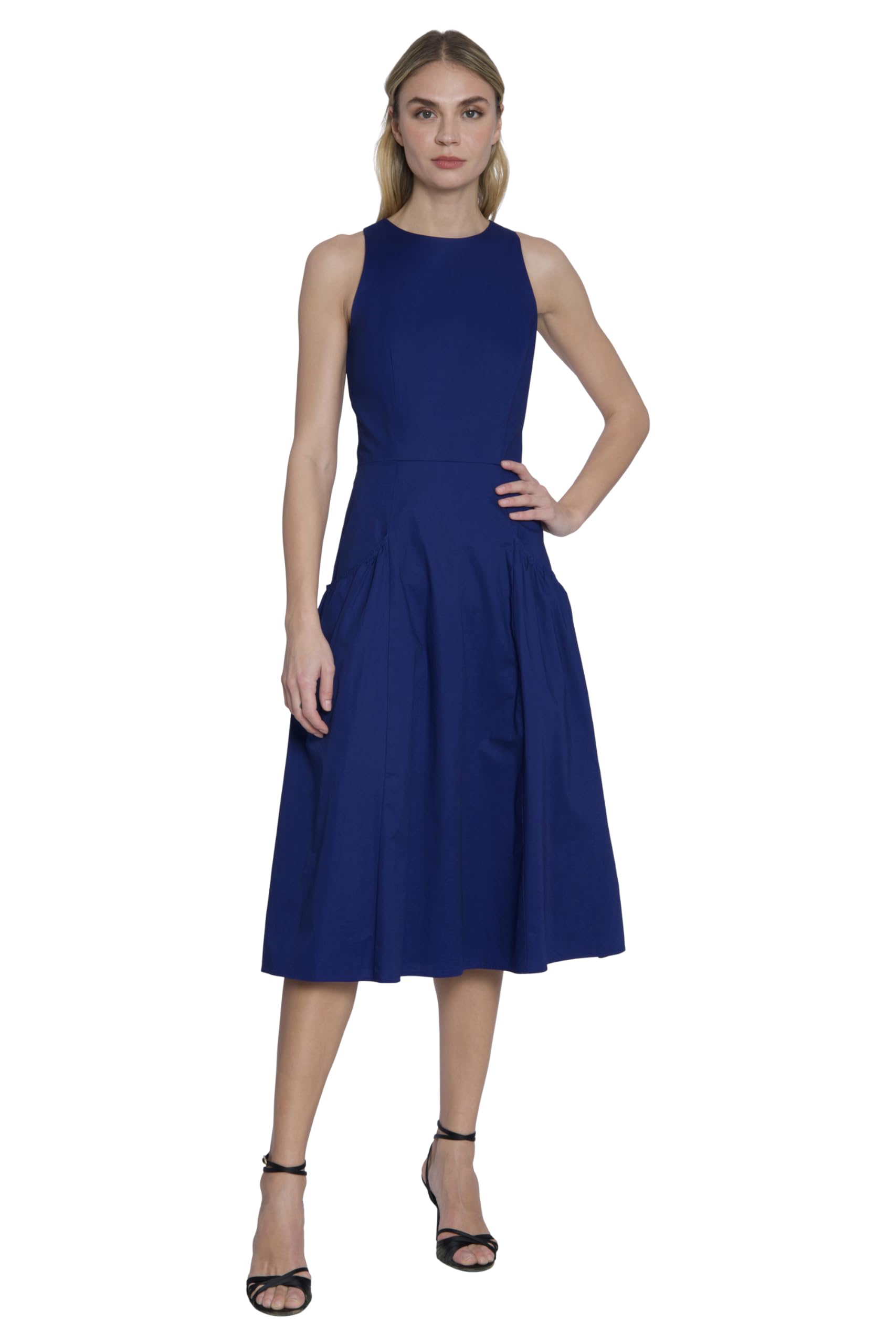 Maggy London Women's Cotton Sleeveless Dress for Summer Outings
