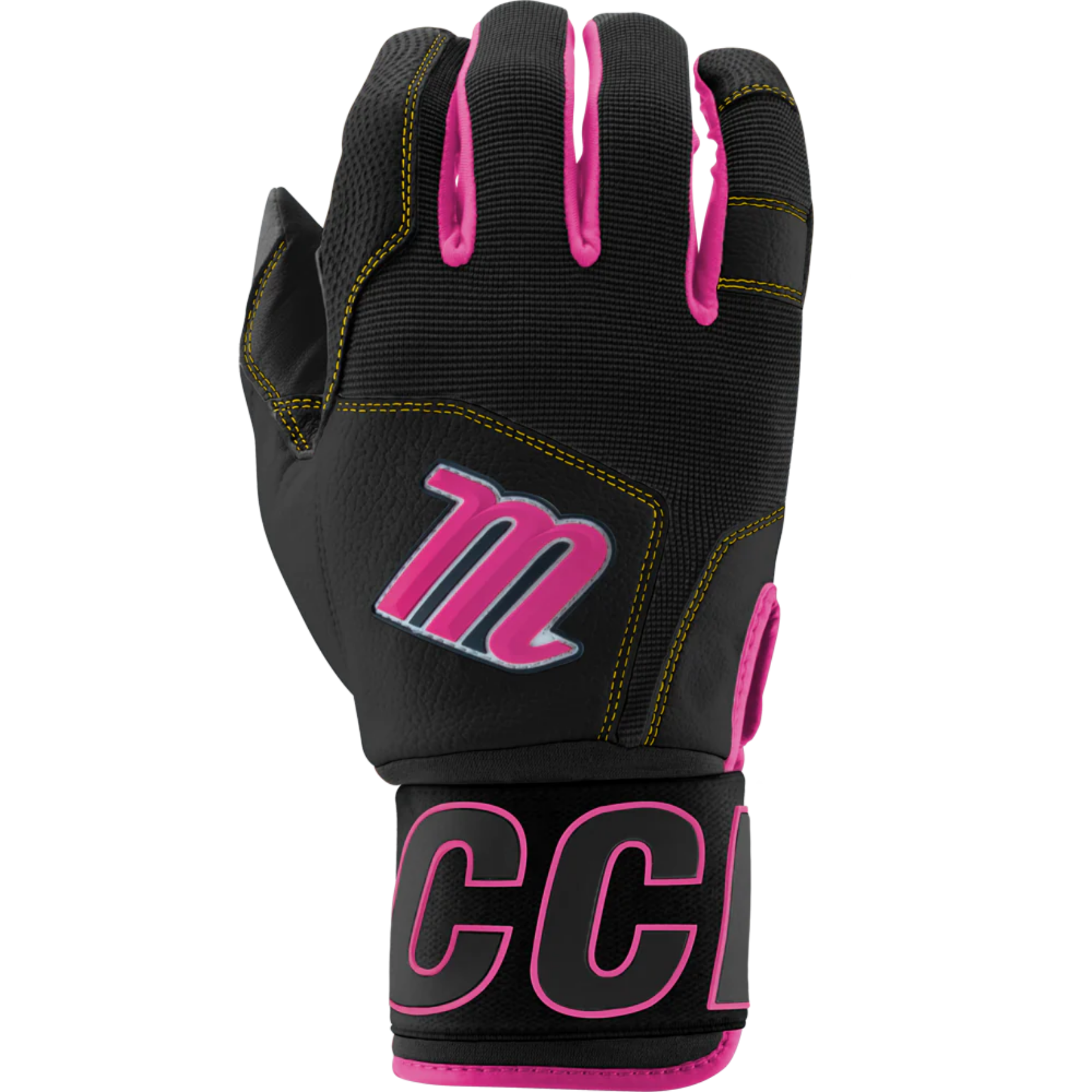 Marucci Blacksmith V2 Full Wrap Adult Batting Gloves - Baseball & Softball Training Gloves for Hitting Practice & Games - Left & Right Hand Options