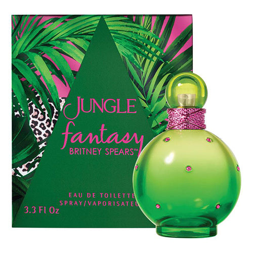 Britney Spears Jungle Fantasy 100ml Eau de Toilette for Women - Floral Fruity Perfume for Day & Night Wear, Parties & Special Occasions