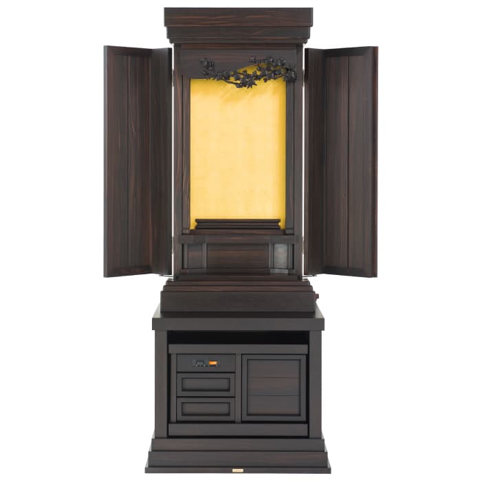 SGI Soka Gakkai Butsudan 15 EBONY SAKURA - Premium Buddhist Altar for Home Worship & Meditation | Perfect for Daily Practice & Spiritual Ceremonies