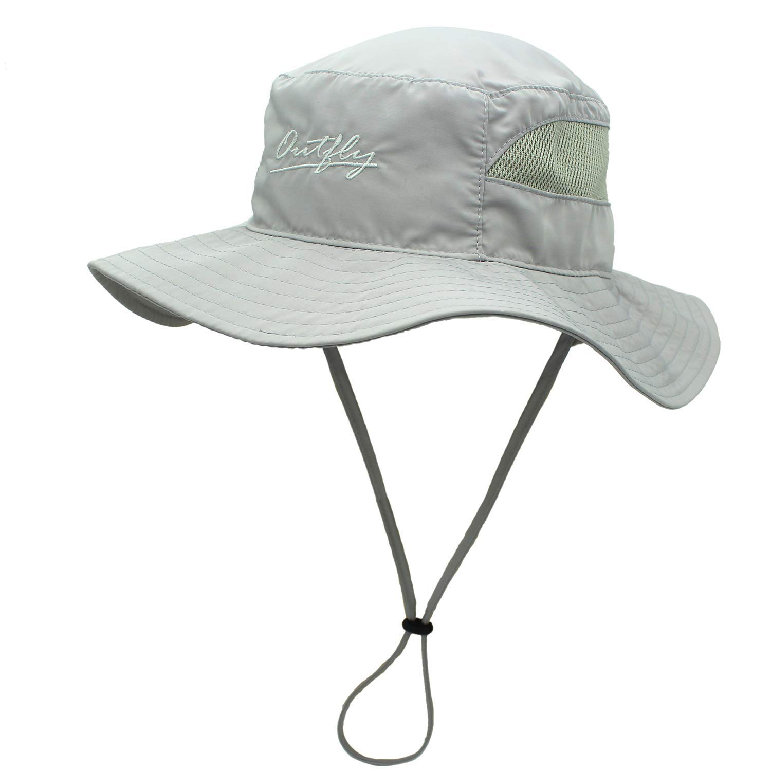 Adjustable Wide Brim Bucket Hat for Women & Men - Lightweight Packable UV Protection Sun Hat for Fishing, Hiking, Cycling, Gardening & Outdoor Activities (Grey) | Perfect for Beach, Travel & Summer Adventures