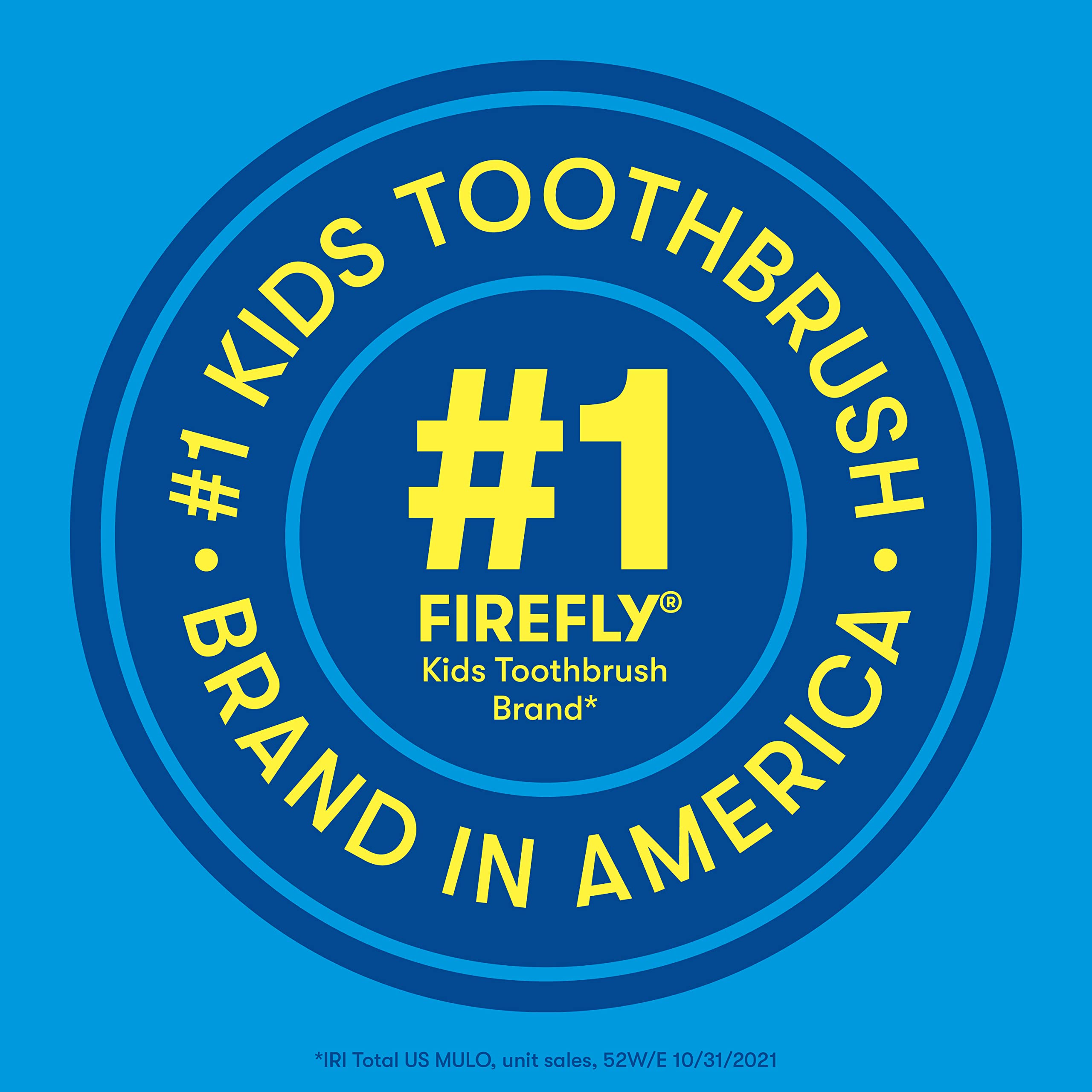 Spongebob Electric Toothbrush for Kids - Firefly Clean N' Protect Rechargeable Power Toothbrush with Timer (1 Pack) - Fun Dental Care Gift for Boys & Girls - Perfect for Morning & Nighttime Brushing Routine