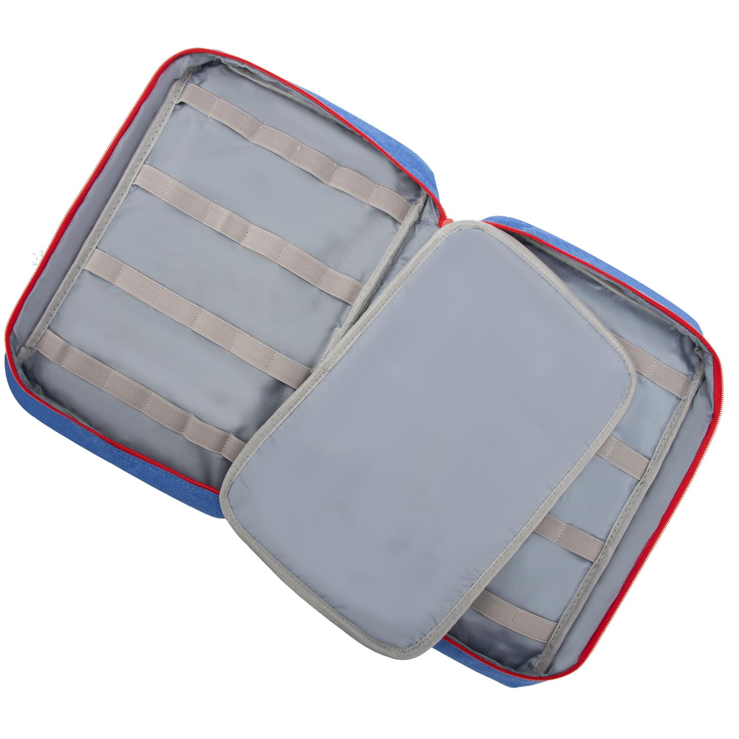 KISLANE Blue Toy Car Storage Case - Holds 48 Toy Cars, Durable Kids Travel Organizer for Boys & Girls - Perfect for Playroom, Travel, and Birthday Gifts