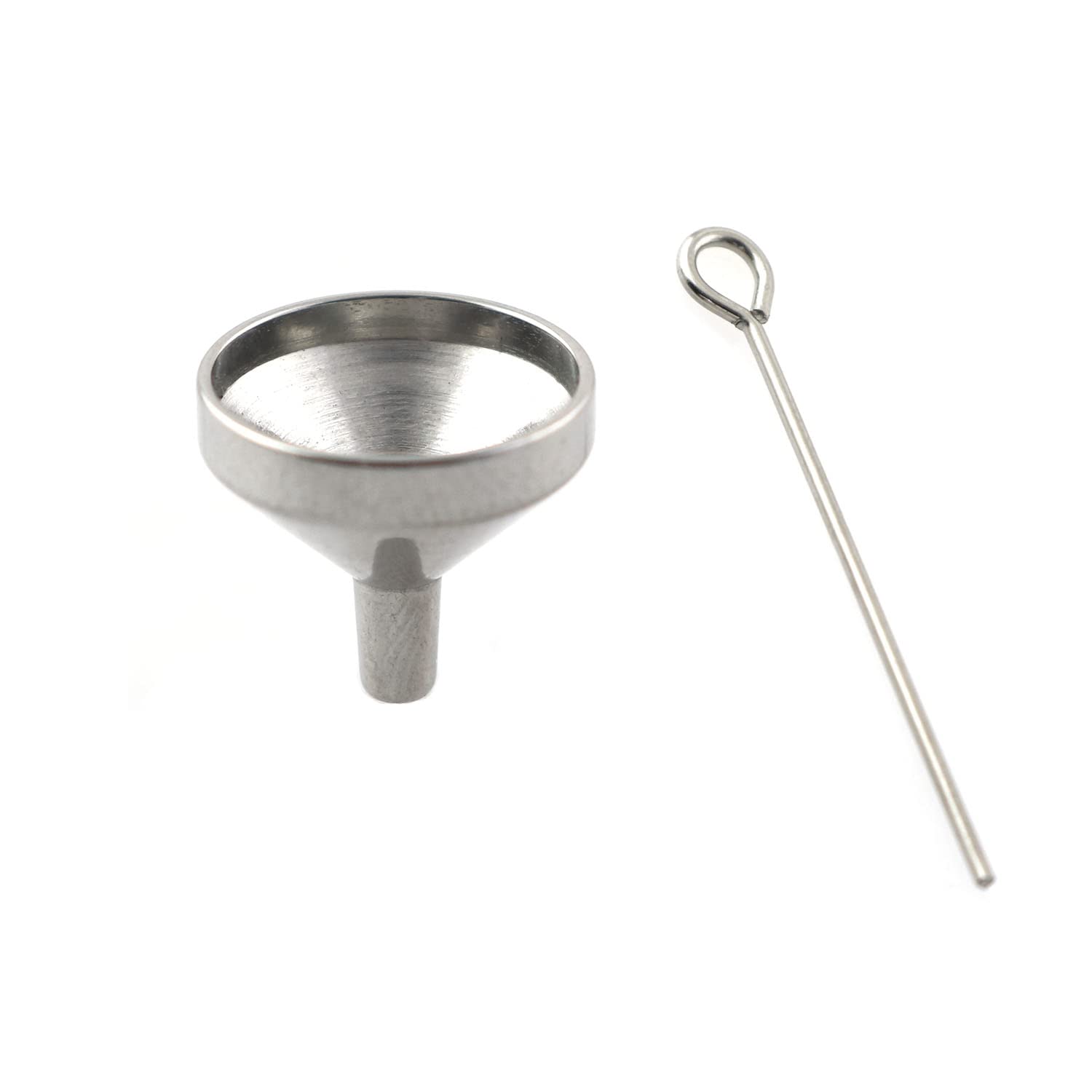 Premium Stainless Steel Mini Funnel 1 Inch - Perfect for Perfume, Essential Oils, Powder & Small Bottle Filling - Ideal for DIY Crafts, Travel Kits & Home Organization