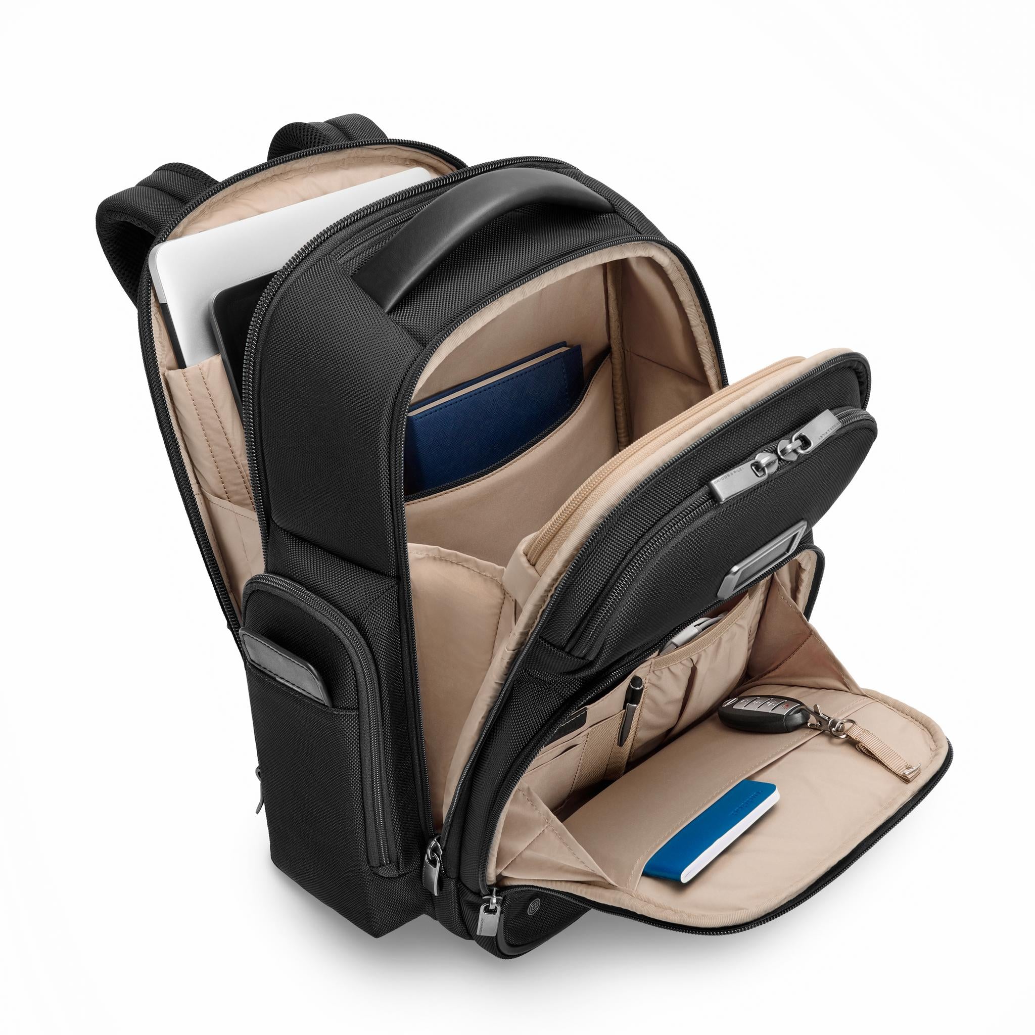 Briggs & Riley @Work 2.0 Medium Cargo Backpack - Durable Laptop Backpack for Work & Travel - Perfect for Business Professionals & Commuters
