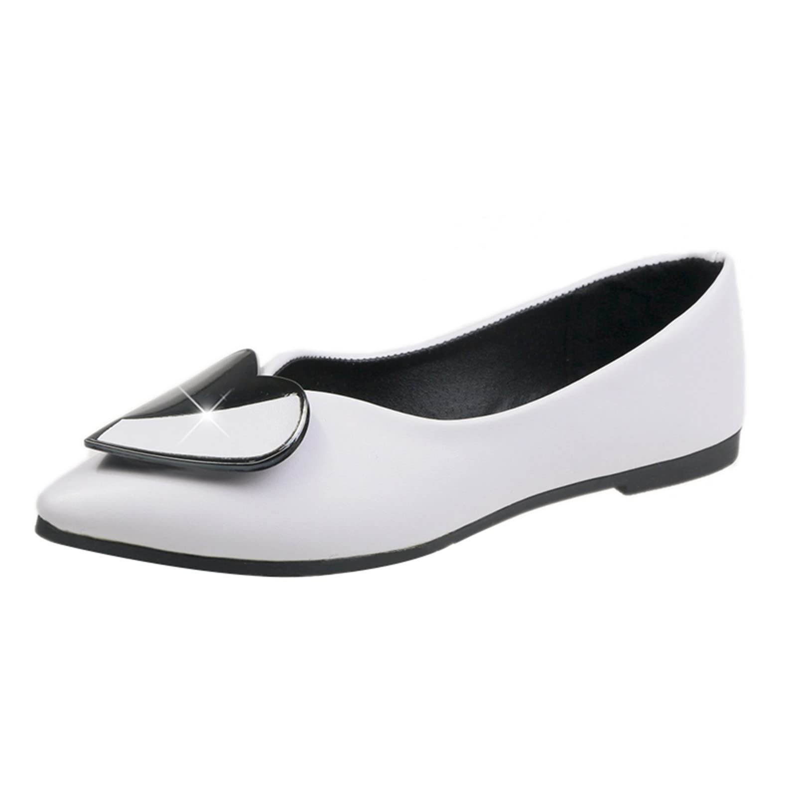 Comfortable Women's Slip-On Flats - Classic Dressy Casual Brown Flat Shoes for Women Size 6.5 | Perfect for Office, Travel & Everyday Wear